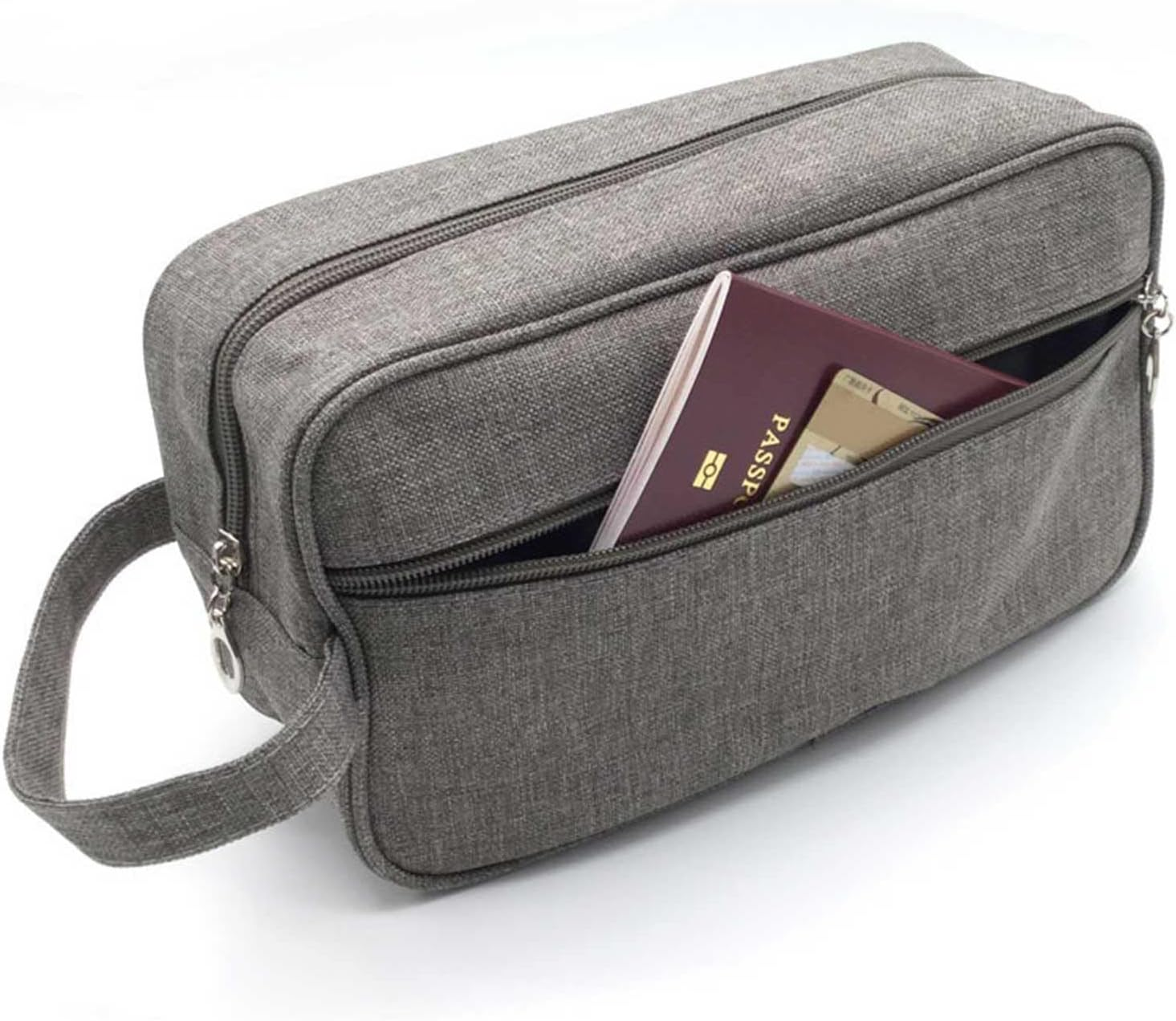 Men Toiletry Bag | Waterproof Cosmetic Travel Bag,Lightweight Toiletries Bag for Men, Shaving Bags with Handle for Toiletries, Brushes, and Tools Seta-Au Seta-Au image number 6