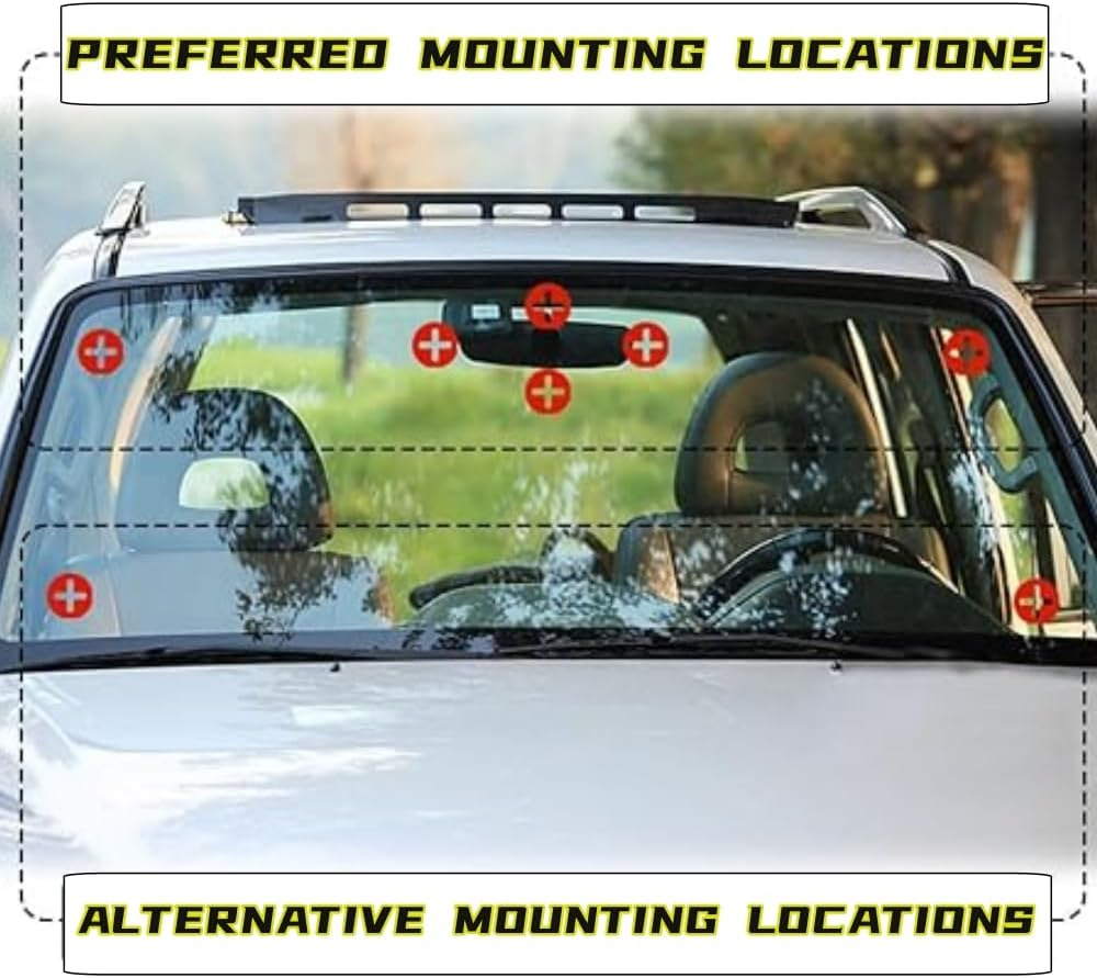 2PCS EZ Pass Strips with Adhesive,Car Accessories EZ Pass Holder,Ez Pass Holder for Windshield,Toll Pass Mounting Strips,Transponder Holder,Easy to Install and Remove,For Most Major Toll Passes (2) image number 2