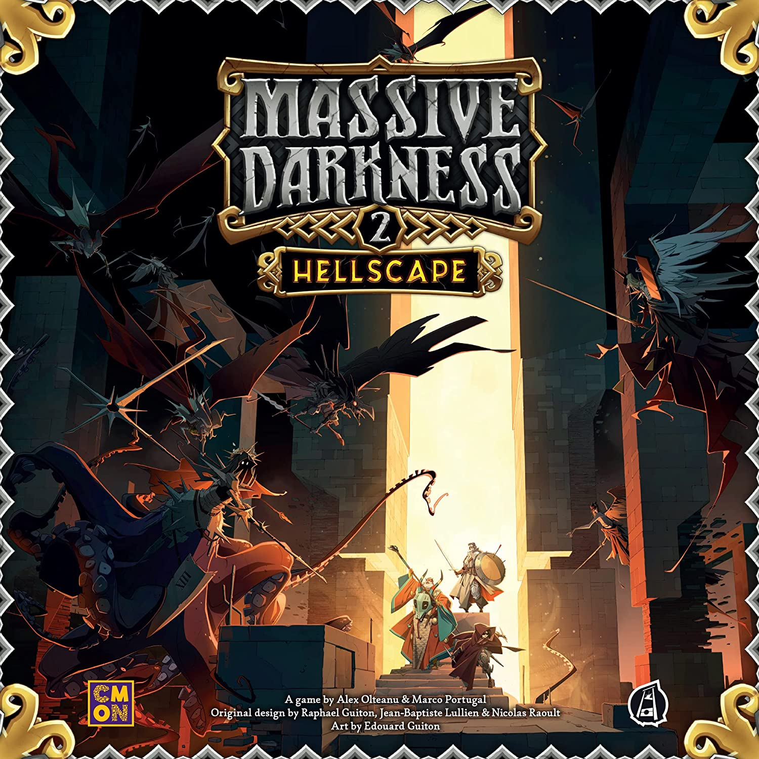 CMON Asmodee North America Massive Darkness 2 Hellscape Board Game image number 4