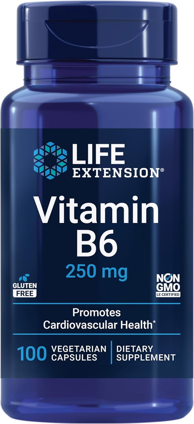 Life Extension Vitamin B6 250 Mg, 100 V Caps image number 6