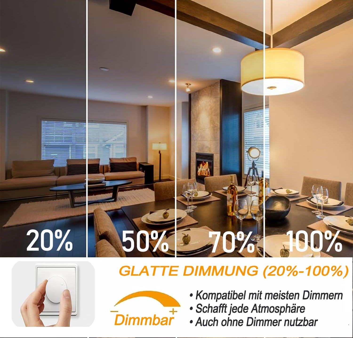 R7S LED 118Mm 20W Dimmable - Direct Replacement for 200W Halogen J118, 2000LM Cool White 6000K Flicker Free - Saves 90% Energy, Easy Install (Pack of 2) image number 2