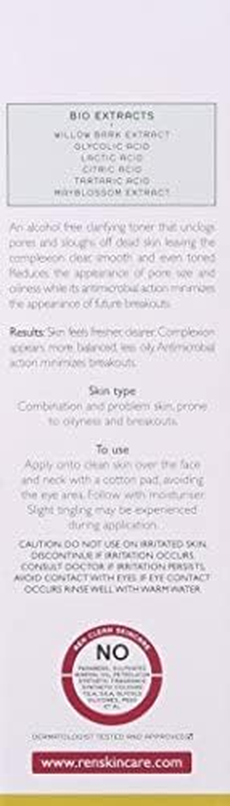 REN Clarimatte Clarifying Toner, 150Ml image number 3