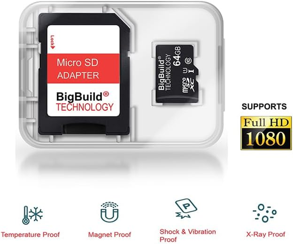 Bigbuild Technology 64GB Micro SDXC Memory Card for Ulefone Armor 21/22, 23 Ultra, 24, 25T/25T Pro, 26 Ultra, 27 Pro/27T Pro, 28 Ultra Thermal Phones image number 4