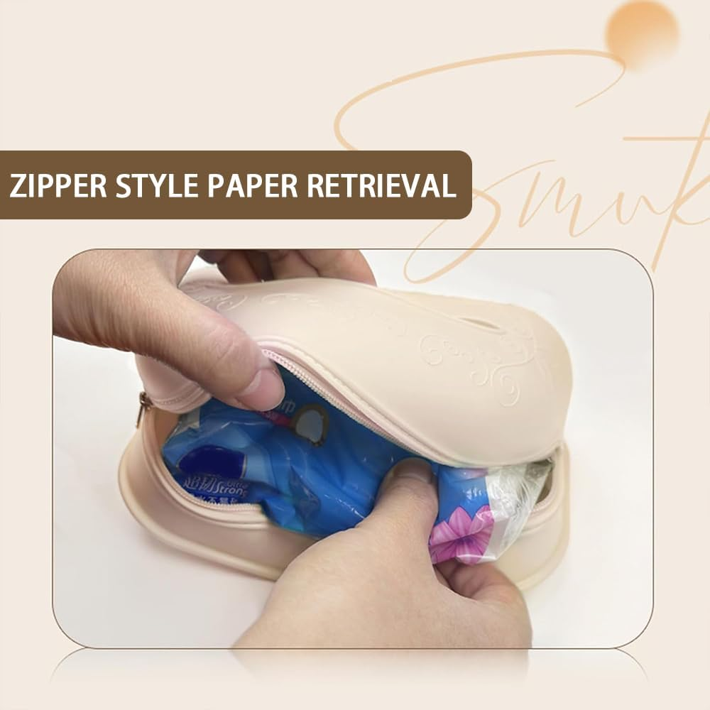 2 Pack Silicone Tissue Box Holder &ndash; Crafted from High Elastic Food-Grade Materials, Perfect for Easy Use and Home Decoration image number 3