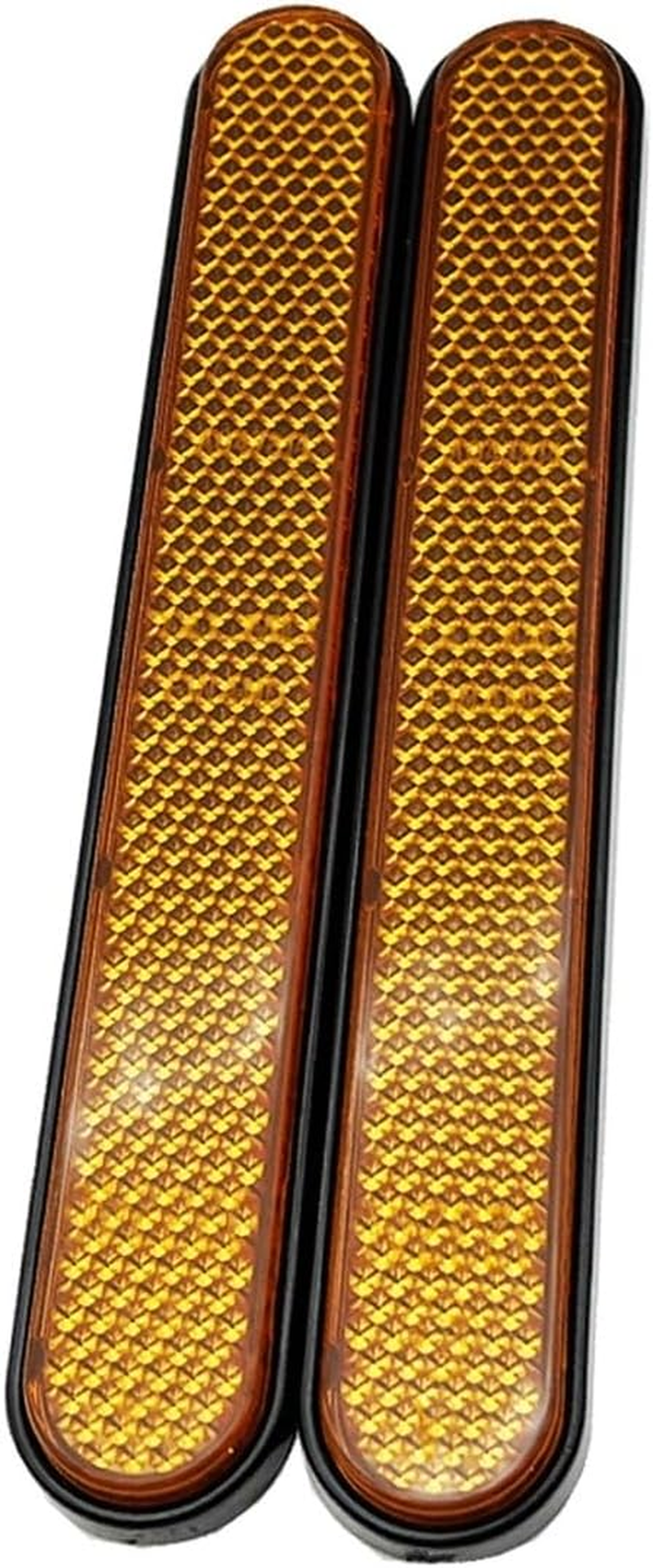 Motorcycle Front Fork Reflector Sticker Lower Legs Slider Saddlebag Reflective Cover Compatible with Dyna Softail Sportster Fatboy(Smoke)