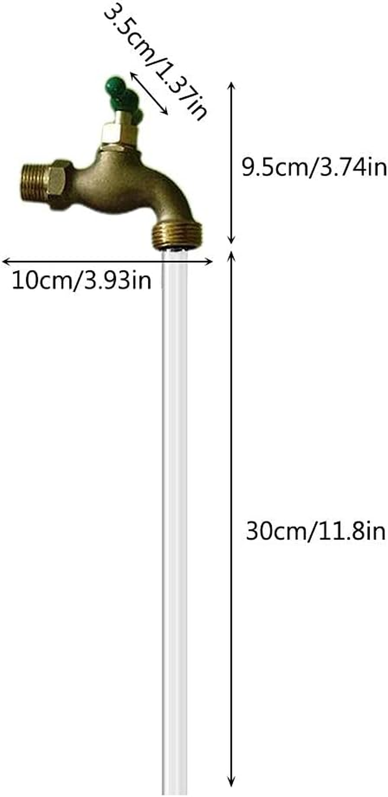 Watering Can Fountain, Invisible Faucet Fountain Floating Faucet for Outdoor Garden Yard Art Decoration image number 1