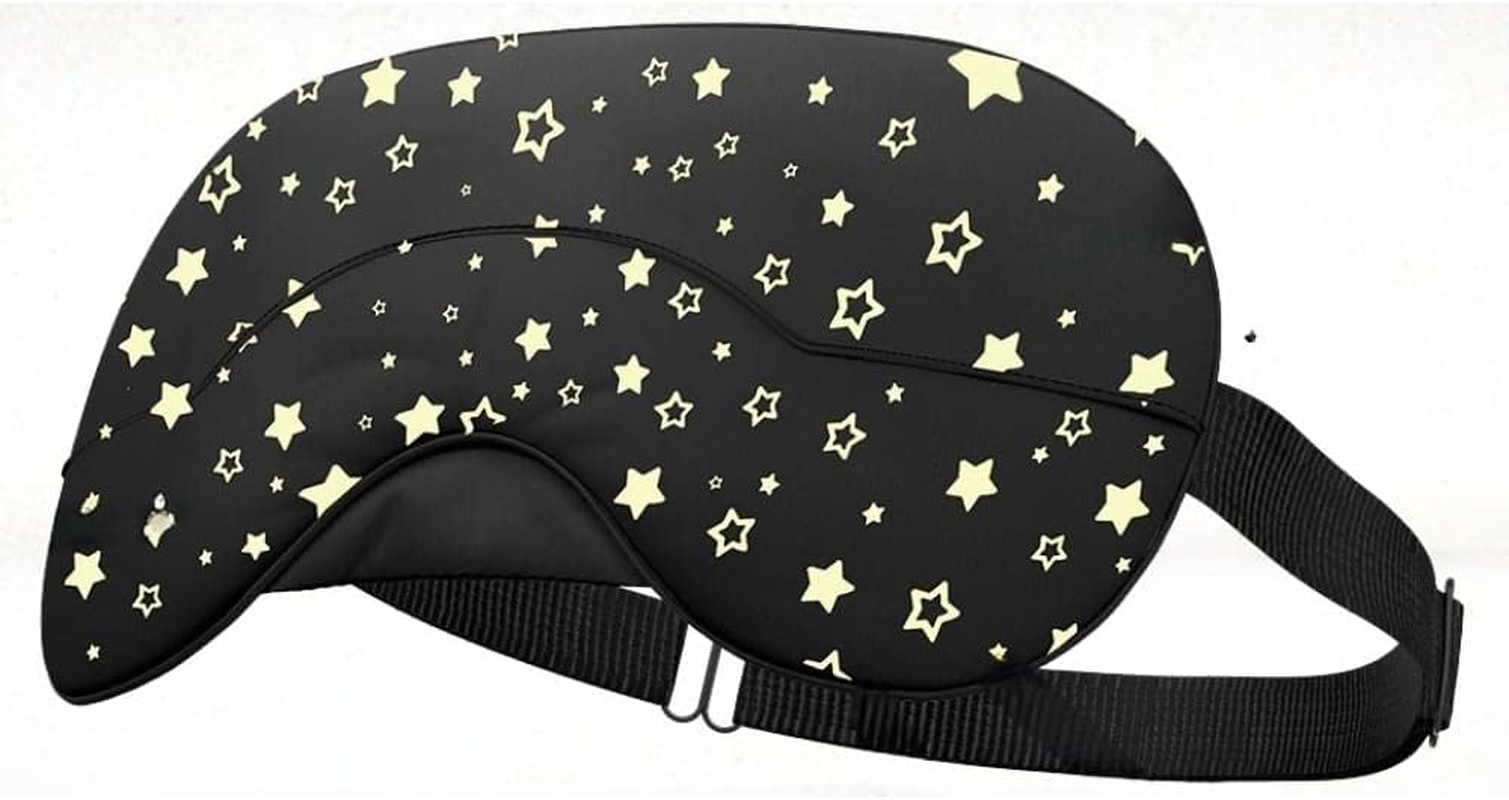 Silk Eye Mask, Eye Mask for Sleeping, Blindfold, Super Soft Sleep Masks for Women & Men with Adjustable Straps, Sleeping Mask, Blackout Sleep Mask &ndash; Black