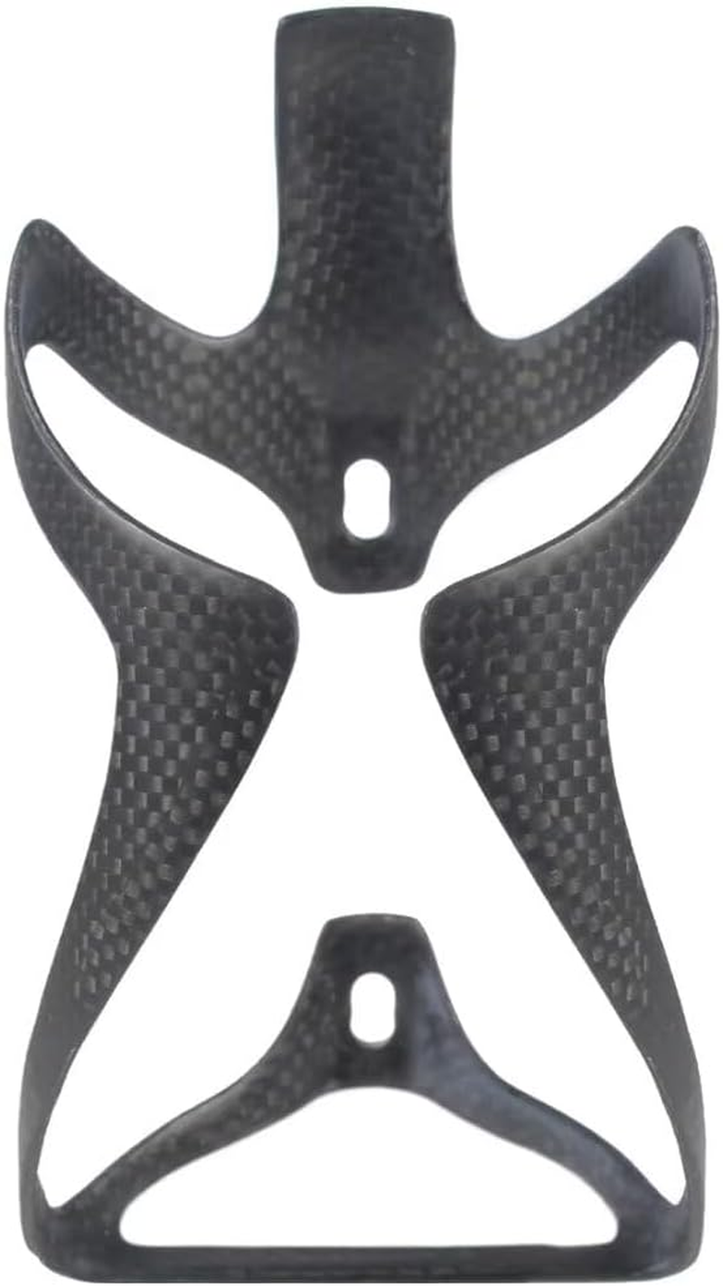 Thinktop Ultra-Light Full Carbon Fiber Bicycle Bike Drink Water Bottle Cage Holder Brackets for Road Bike MTB Cycling (2 Pieces Matt Black for Style C) image number 4