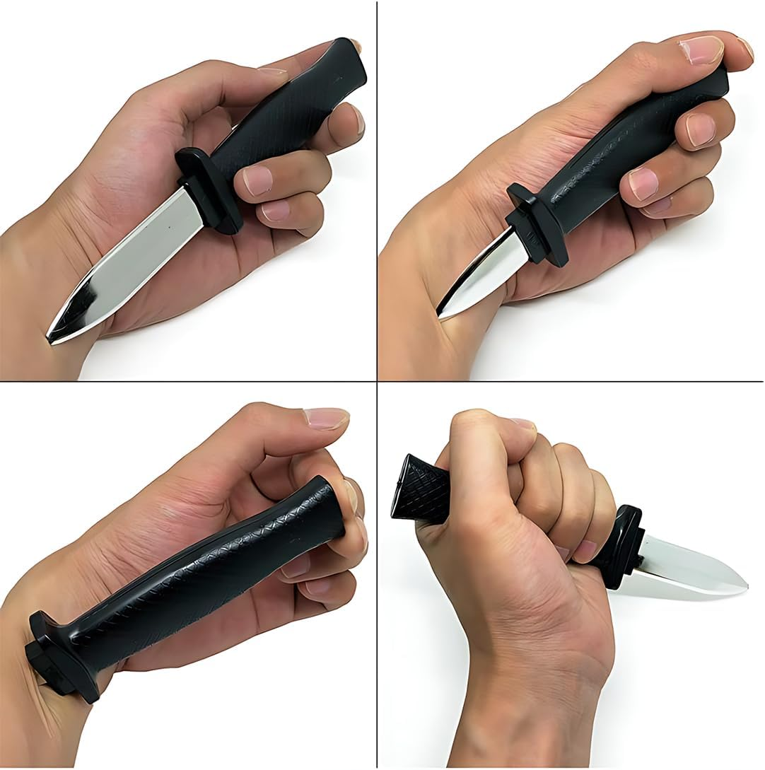 OUDQFCJ Pack of 2 Disappearance Dagger Knife, Plastic Blade Toy, Dagger, Fake Knife, Magic Tricks Prop for Children, Adults, Trick Toy, Magic Shows, Party Gifts image number 3