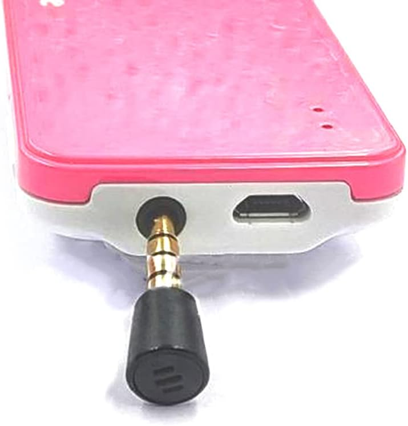 Vizgiz 2 Pack PS4 Controller Microphone 3.5Mm Plug 4 Pole 1/8 Inch MIC Dongle for Play Station 4 Switch DSLR Camera Laptop Tablet Mobile Phone Game Player Ipad WII Xbox ONE 360 PC PS3