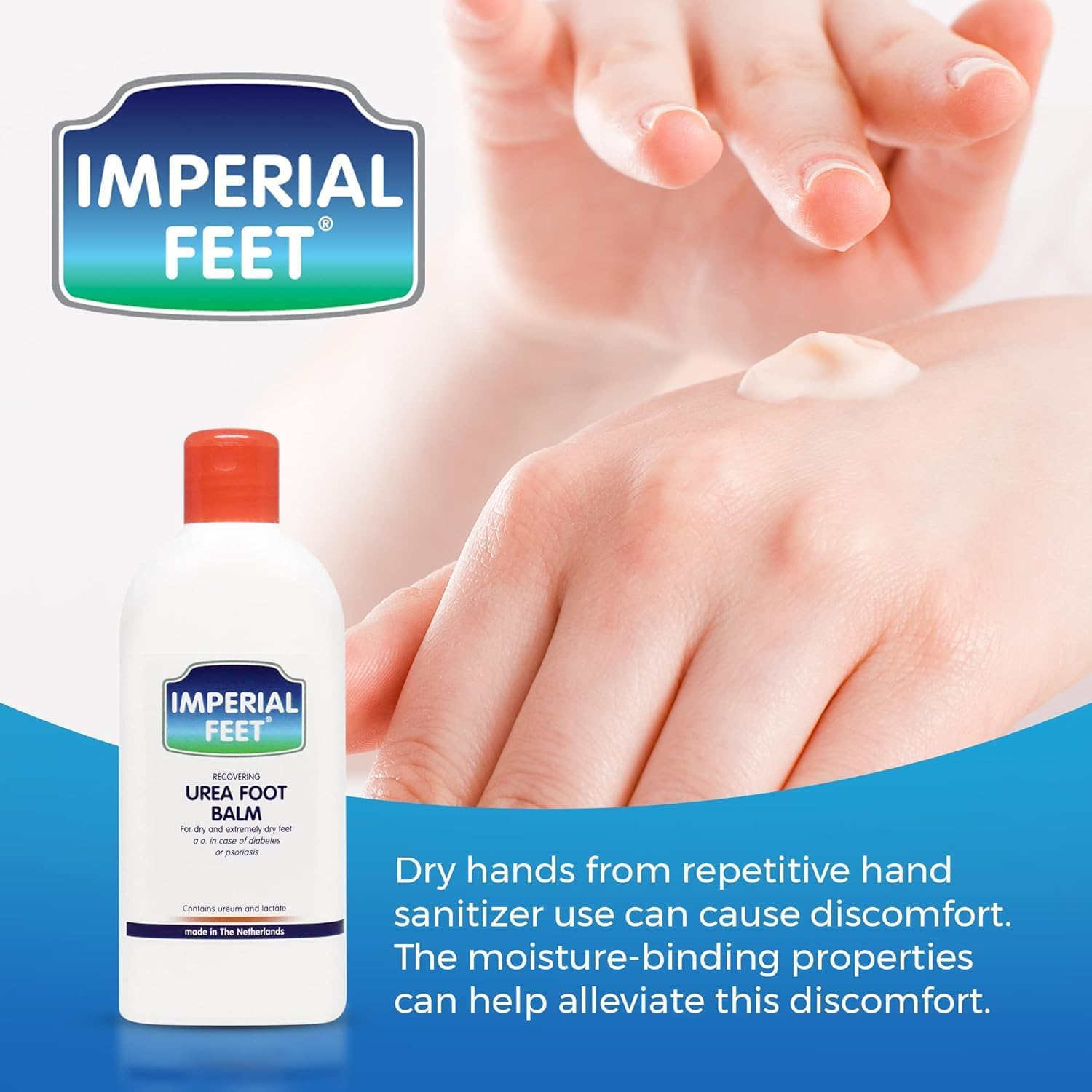 Imperial Feet Urea Foot Balm - Natural Urea Cream for Foot Care, Cracked Heel Repair, Rough Skin, Dryness, Calluses - Cleansing, Exfoliant - Wild Herb Extract - 150 Ml image number 6