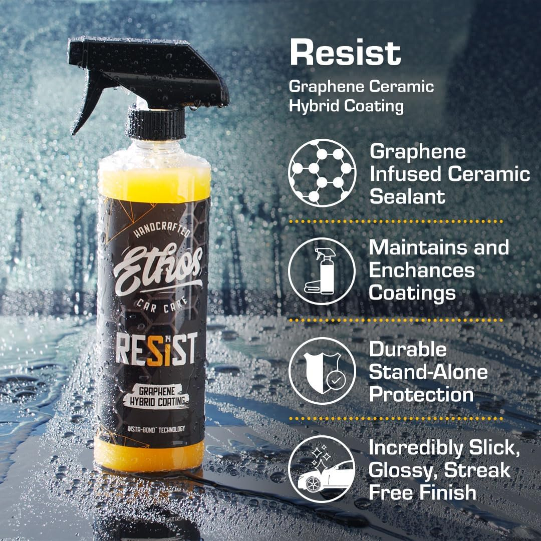 Ethos Resist - UV Ceramic Coating for Cars - Reduces Water Spotting - Enhances Coatings - Graphene Ceramic Coating Protection for Car, Boat, RV, Truck image number 6