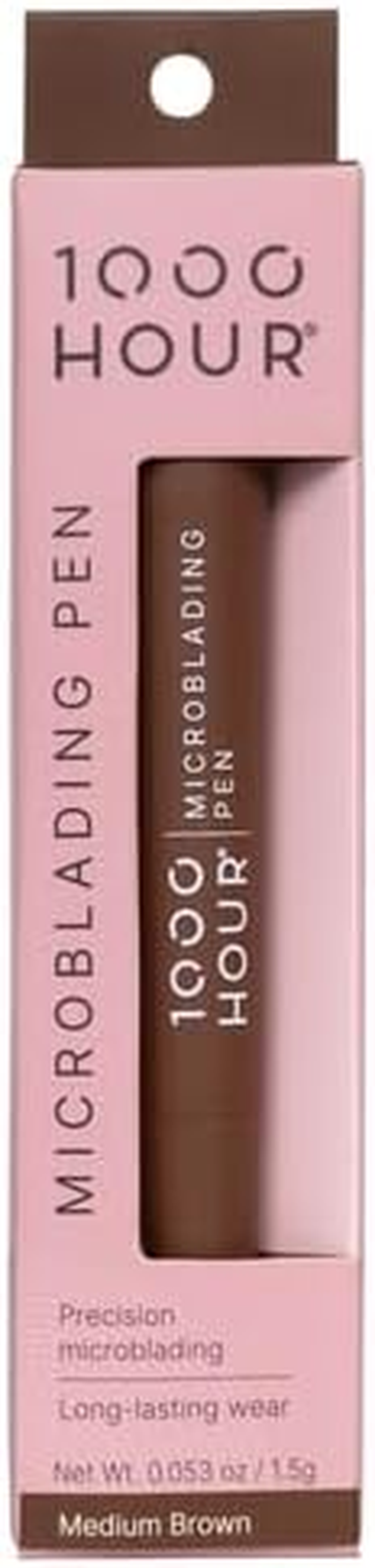 1000 Hour Micro Blading Eyebrow Pen 1.5 G, Dark Brown