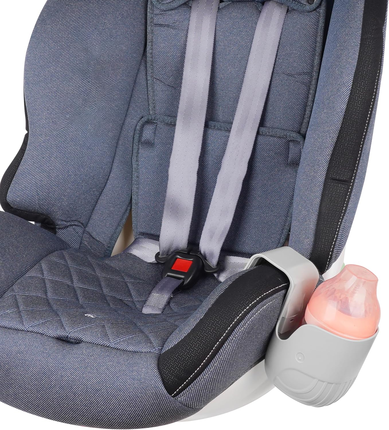 Universal Cup Holder for Car Seats, Baby Strollers, Wheelchairs, and More &ndash; Grey (1) image number 4