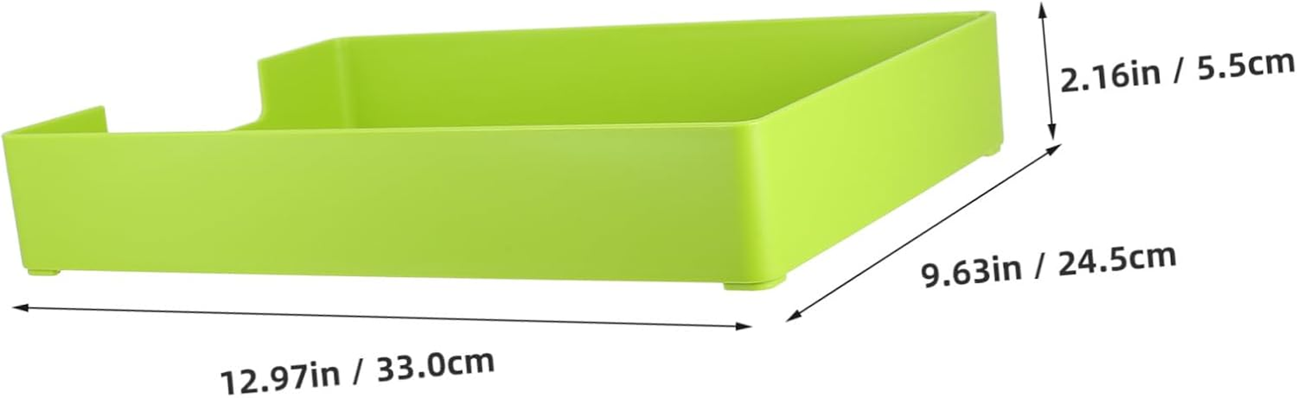 COOPHYA Stackable Letter Tray Office Document Box Desk Paper Holder Storage Box Desk Accessory Organizers Office Organization Paper Organizer image number 1