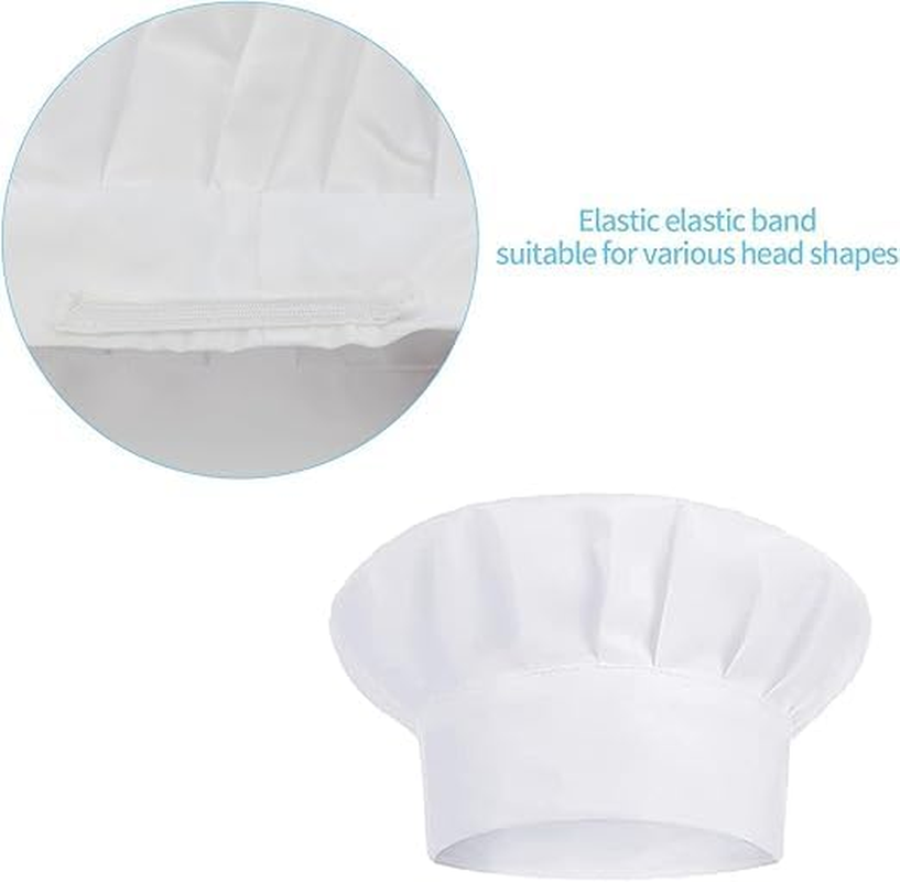 Apron and Chef Hat Set, Chef Outfit Adult, Adjustable Bib Apron Anti-Fouling with Pockets Black and White Striped Halter Apron for Unisex Suitable for Home Kitchen, Gardening, Cafes House image number 5