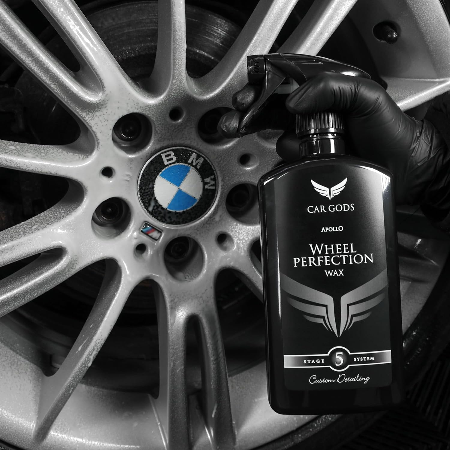 Car Gods Alloy Wheel Wax - Perfecting Polish, Preventing Rust and Repelling Grime with a Hydrophobic Formula - Suitable for All Painted Wheels - 500 Ml - God052 image number 5