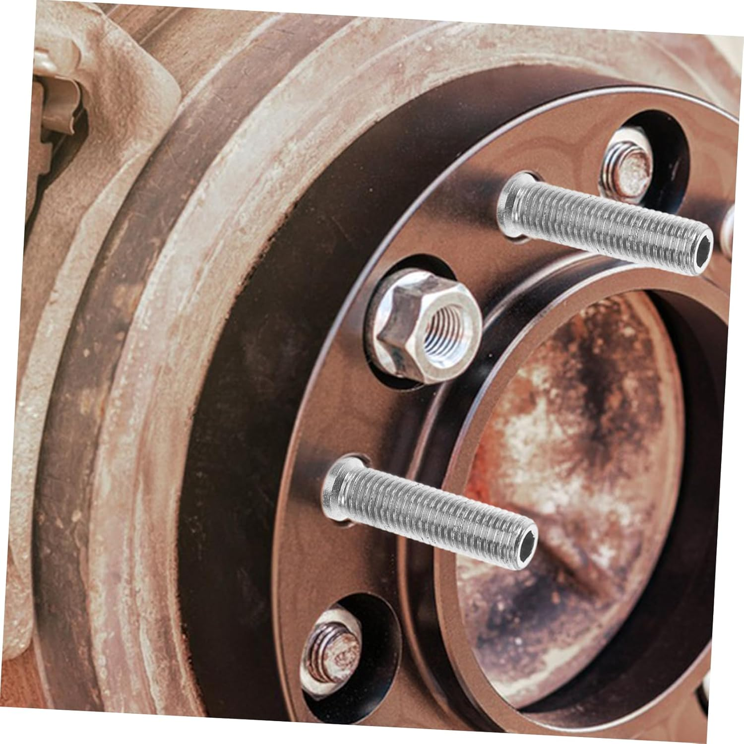 ULTECHNOVO Vehicle Tire Automotive Wheel Bolt Adapter Metal Wheel Hub Bolts Safety Enhancement image number 3