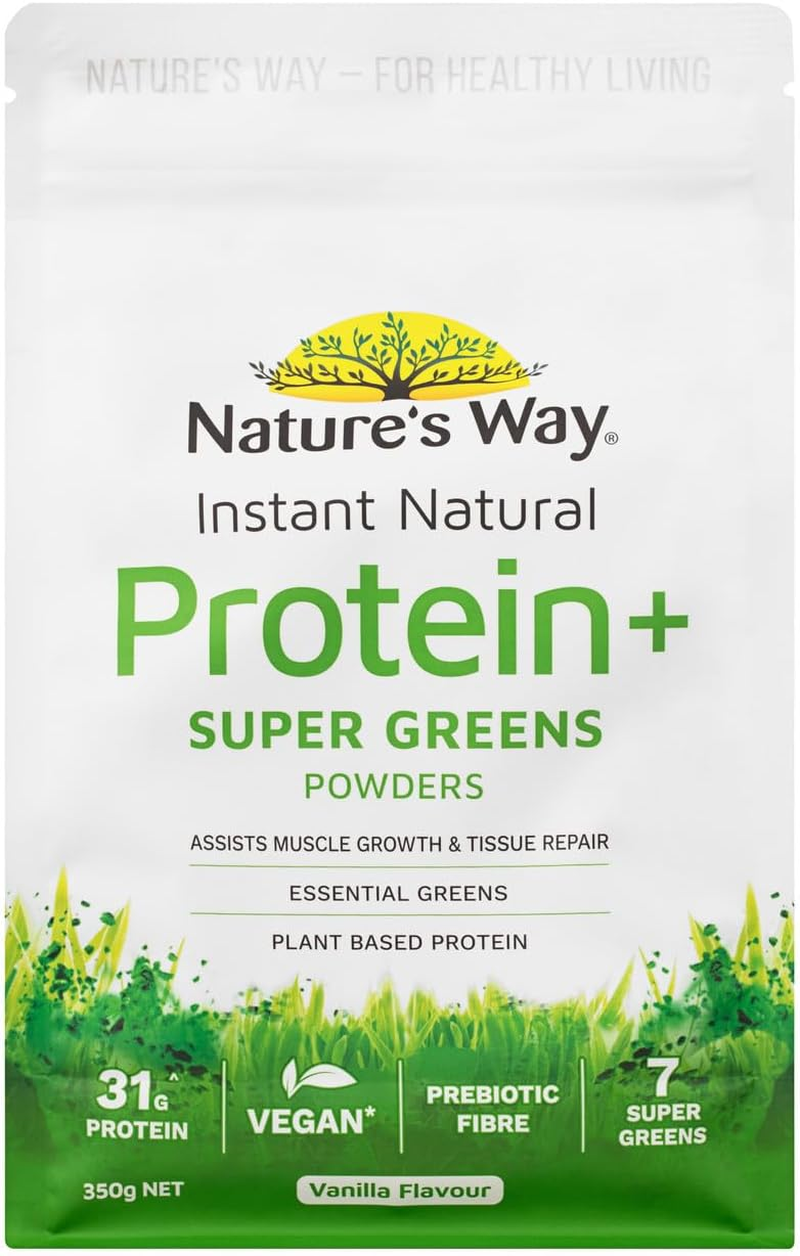 Nature'S Way Instant Natural Greens Protein Powder 350G image number 2