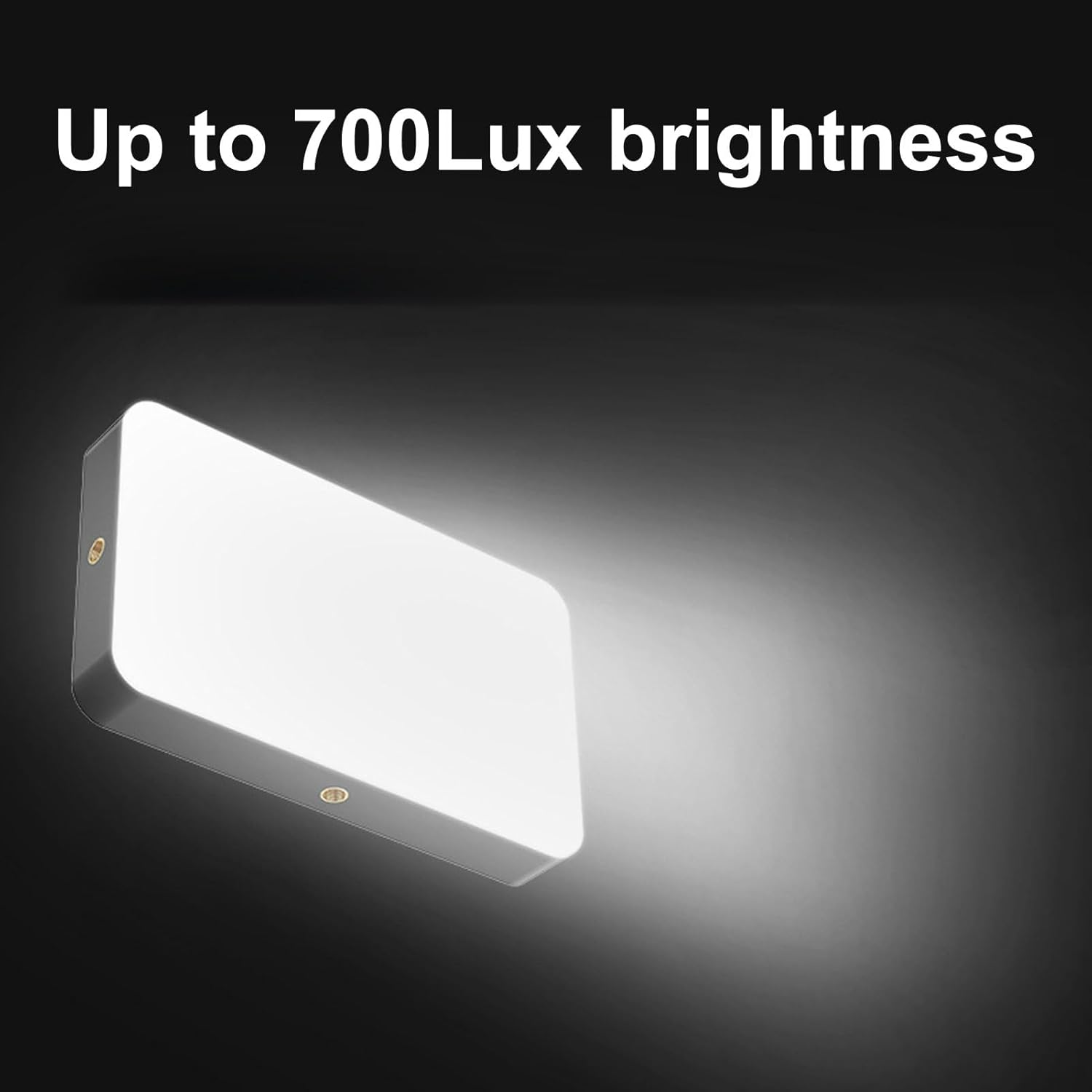 Plyisty RGB Video Light, Portable Camera LED Light, CRI 85+ 2700-6500K 700Lux 1800Mah, Travel Vlog Lighting with Cold Shoe, Type-C Charging for Filming, Portraits image number 6