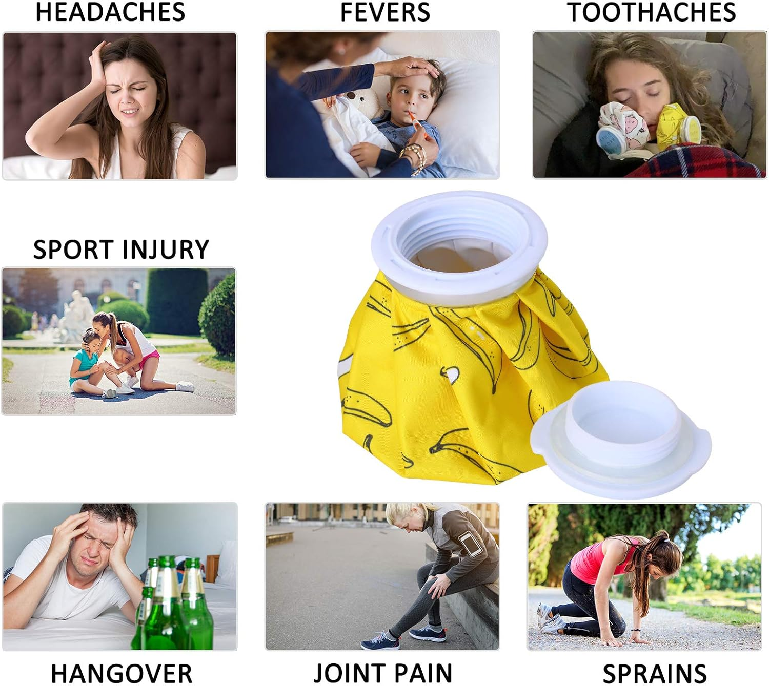 Linsonk Soft Ice Packs for Injuries Reusable for Kids Adults Cold Therapy Packs for Shoulder Wrist Knee Leg Pain Cold Compress for Swelling Bruises Wisdom Teeth Breastfeeding Headaches image number 2