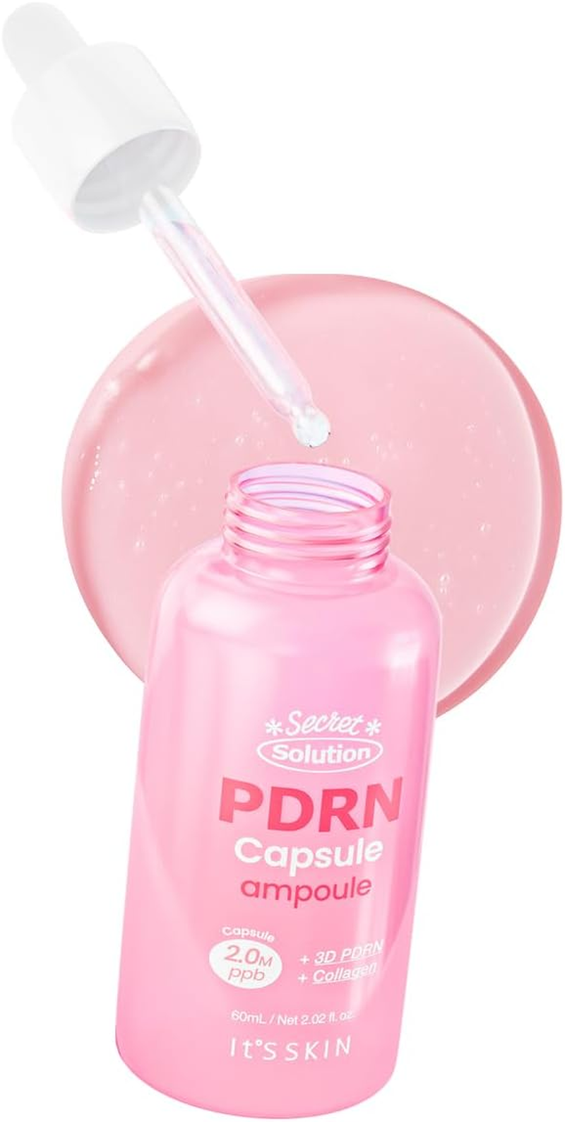 It'S SKIN Secret Solution PDRN Capsule Ampoule 2.02 Fl Oz, Hydrating & Firming Serum with Triple PDRN & Low Molecular Collagen, Moisturizing and Strengthening for Skin, Korean Skincare image number 1