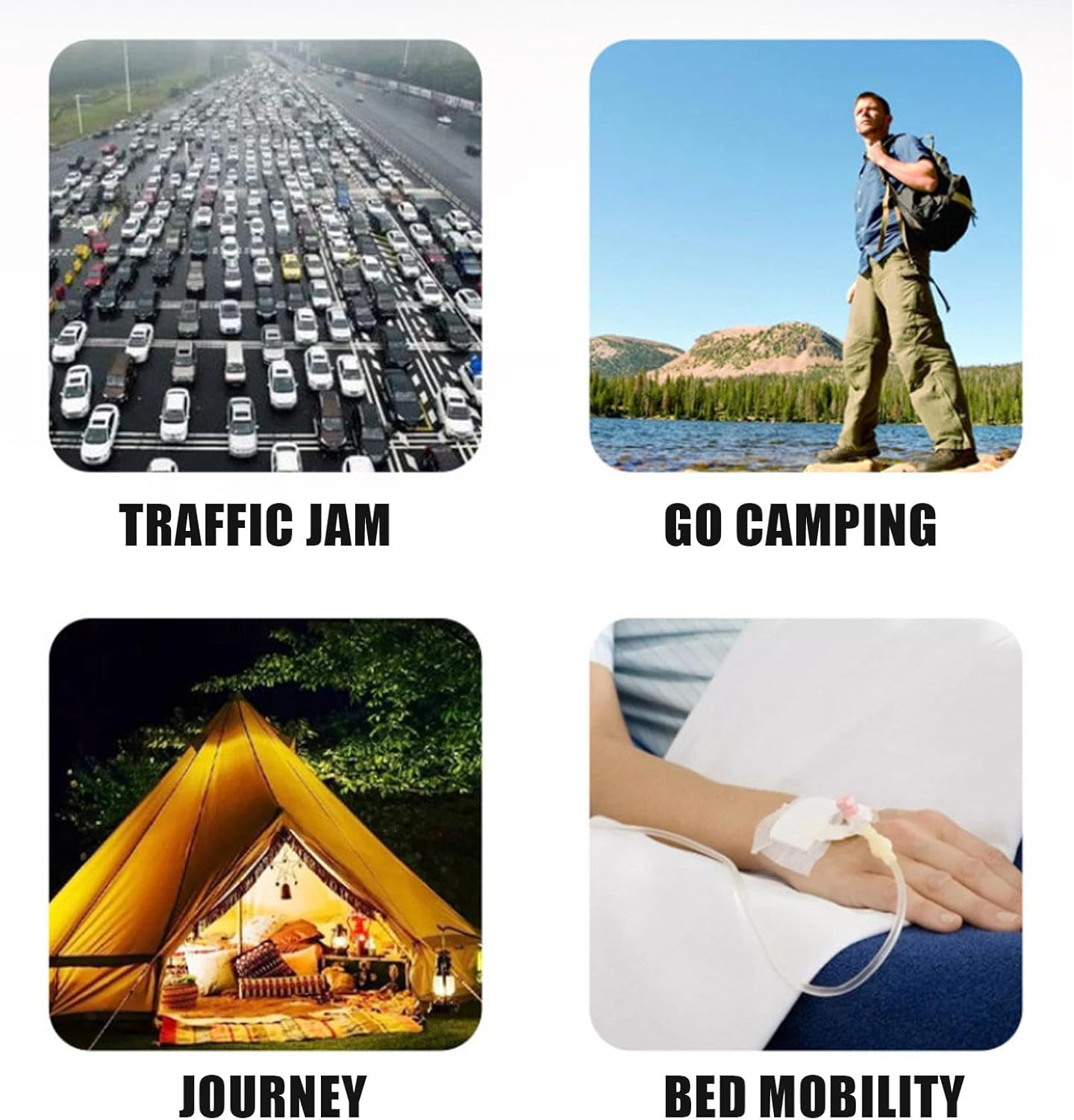 Female Urinal for Car,Car Travel Urinal Bottle - with Lid and Funnel Women Spillproof Urination Device Ergonomic Design High Capacity - Red image number 5