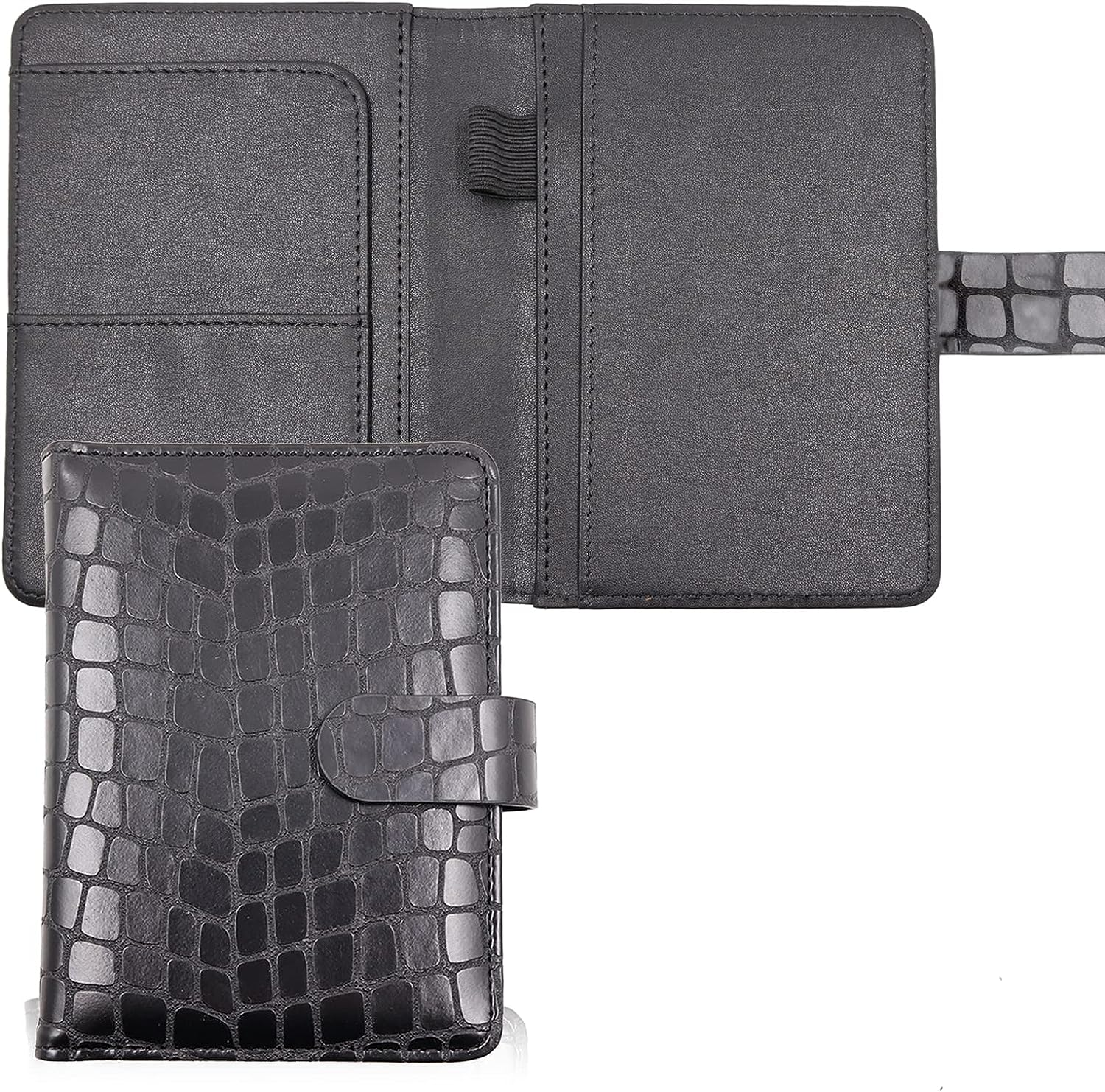 Melsbrinna Premium Leather Passport Holder Covers Case, Waterproof RFID Blocking Travel Wallet Passport Holder with Pen Holder, Cute Passport Book for Women/Men image number 1