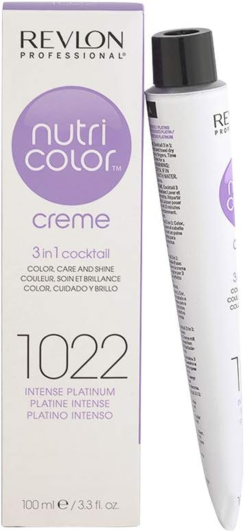 REVLON PROFESSIONAL Nutri Colour Creme 1022 Intense Platinum 100 Ml image number 1