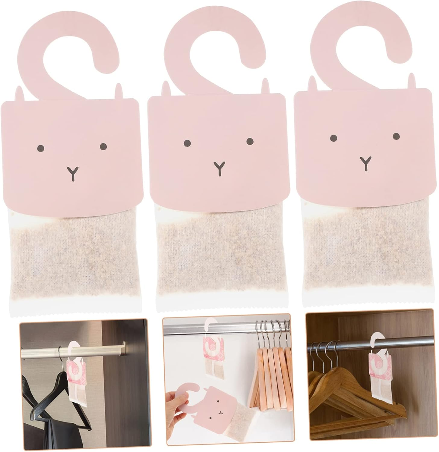 SEWACC 3Pcs Scented Sachets for Wardrobe and Clothes Fragrance Natural for Home Use for Closets and Suitcases Option image number 3