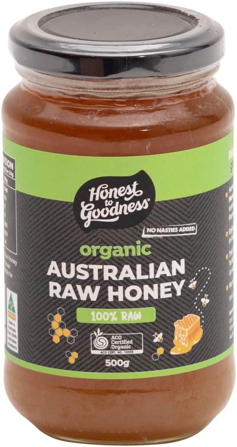 Honest to Goodness, Australian Organic Raw Honey, 1 Kg - as Pure as Honey Can BEE! Raw, Unpasteurised and Packed Full of Natural Goodness. Rich Honey Flavour. image number 4
