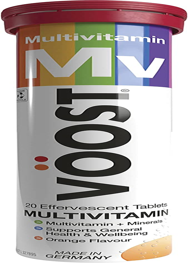 Voost Multivitamin Orange Effervescent Tablets 20 Pack image number 2
