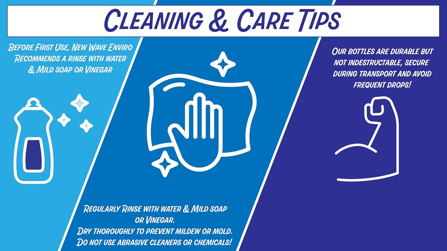 New Wave Enviro Bpa Free 1 Gallon Water Bottle (Round) image number 6