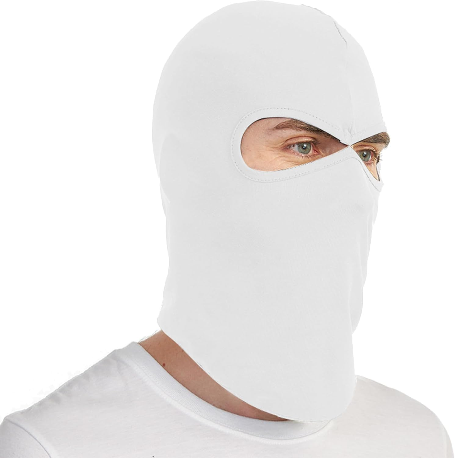 XUNQUCOM Outdoor Sports Riding Mask Mask - White image number 5