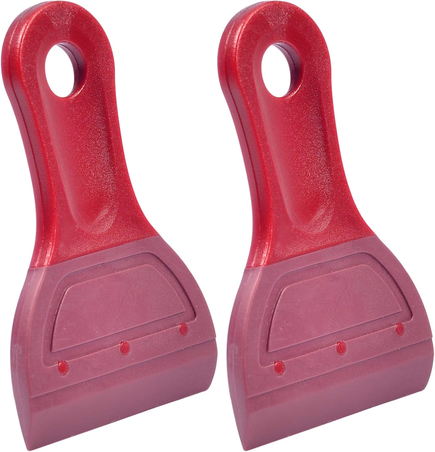 AHCHAY Small Squeegee Soft Rubber Blade 2.3 Inch Mini Size for Screen Printing, Chalk Paste or Ink, Self-Adhesive Vinyl, Desktop Screen Cleaning, Big Version, Pack of 2 image number 3