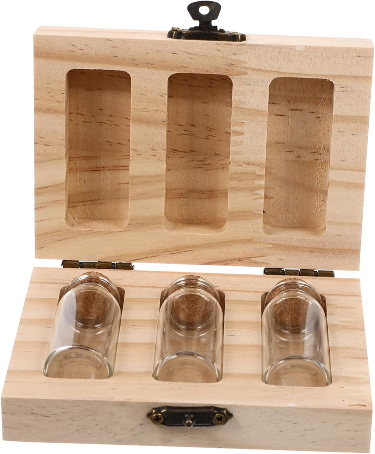 Fetal Hair and Umbilical Cord Keepsake Box Adorable Storage Bottle for Memories Shower Organizer for Teeth Hair Preservation Bottle Slot Design image number 3