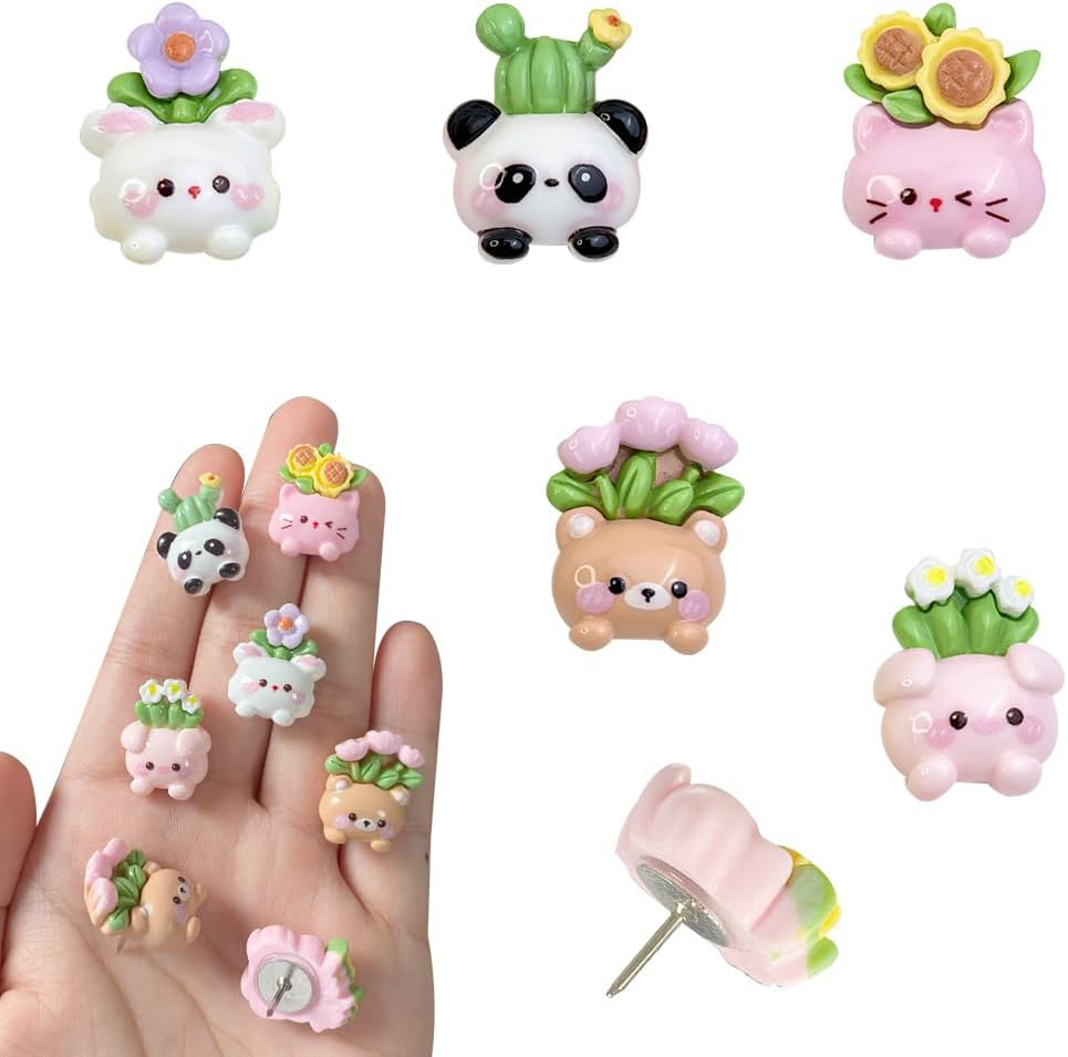 25 Pieces Cute Rainbow Sun Clouds Push Pins Decorative Push Pins Paper Note Memo Map Thumb Tacks Drawing Pins for Bulletin Board,Photos Wall,Office Supplies(Sun)