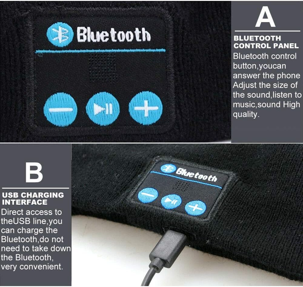 OZSTOCK Wireless Bluetooth Stereo Earphone Headphone Sports Sleep Headset Headband with Mic (Black) image number 5