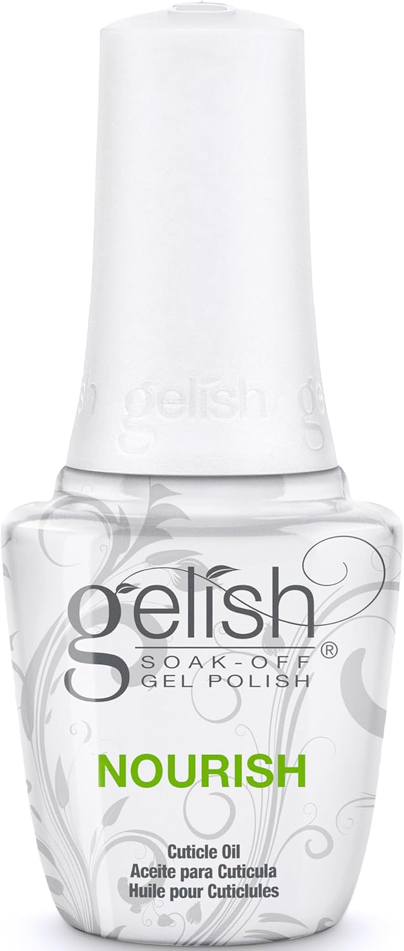 Gelish Professional Nourish Cuticle Oil Soak off Gel Polish, Clear image number 2