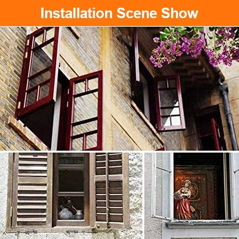 2Pcs Stainless Steel Cabin Door Hook & Eye Latch Lock Shed Gate Catch Silent Holder 10" image number 4