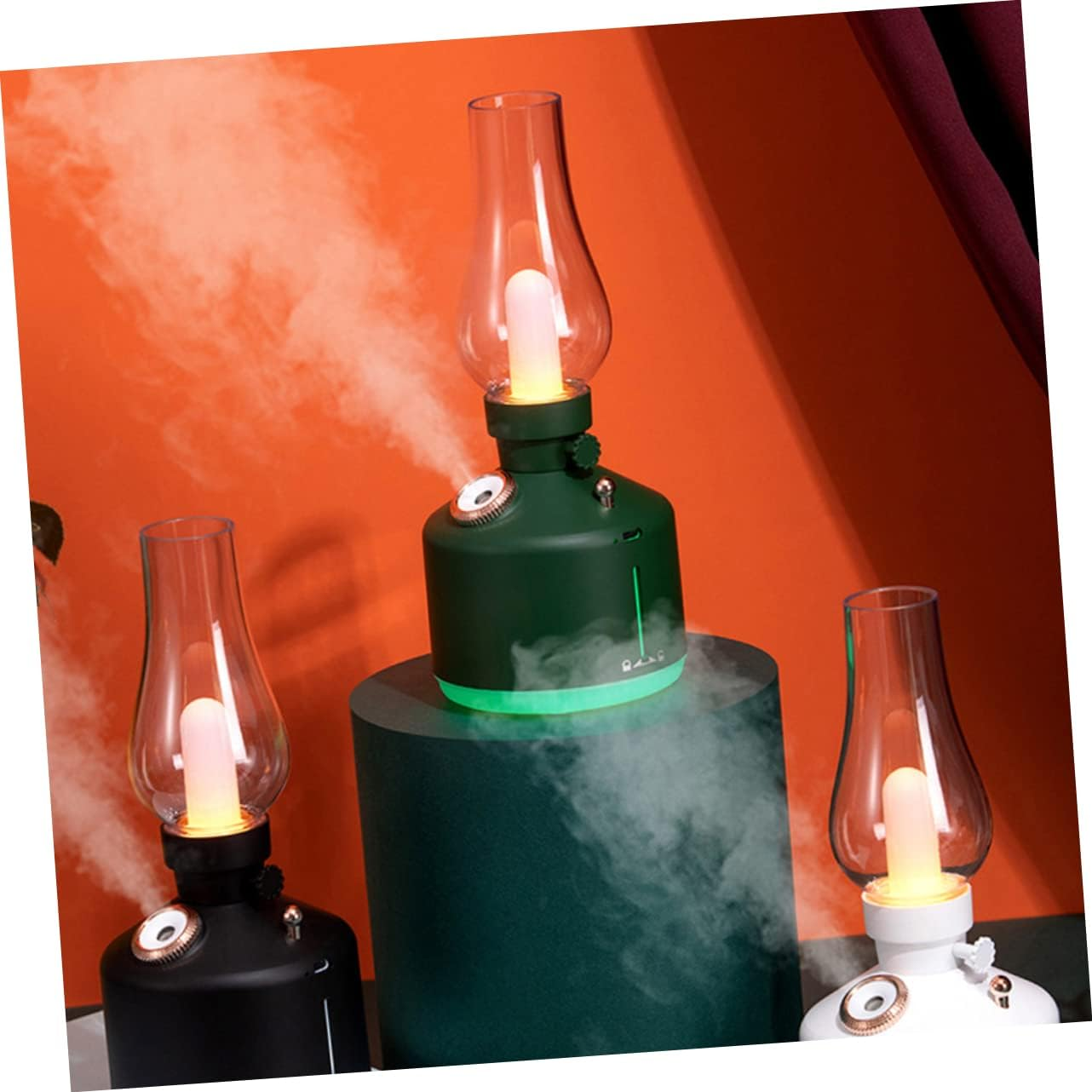 Beavorty Vintage Humidifier Usb Night Light for Desk Bedroom Humidifier Lamp Retro Home Decor Office Novelty image number 6