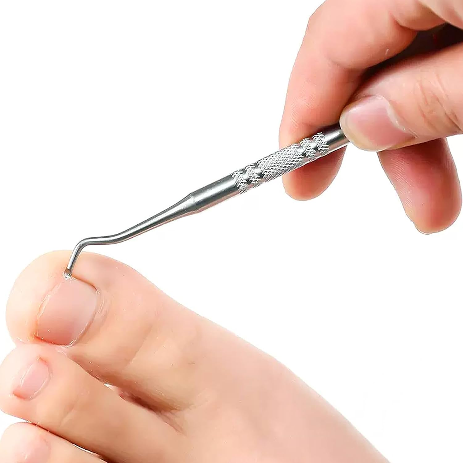 3 Pieces Ingrown Toenails Set Professional Nail Care Ingrown Toenails File & Lifter Kit Pre Stainless Steel Manicure & Pedicure Set Nail File and Ingrown Toenail Tool image number 3