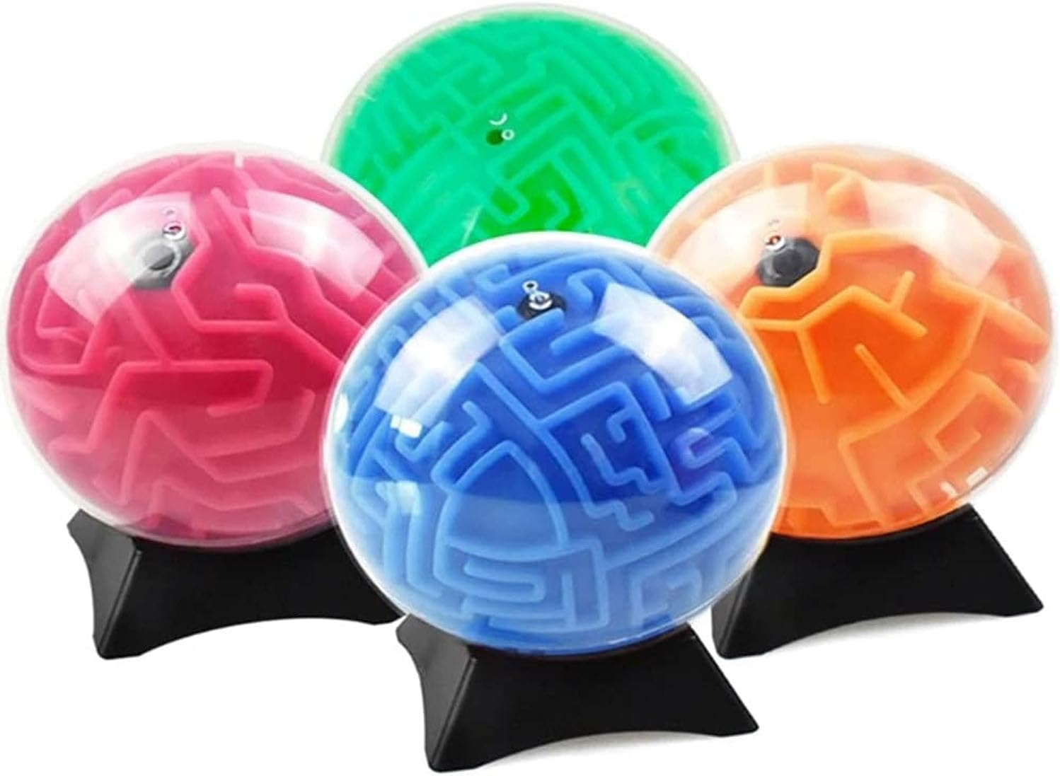 10Pcs Basketball Football Volleyball Plastic Display Stand,Football Display Stand,Basketball Holder,Sport Ball Display Stability Stand(Black) image number 4