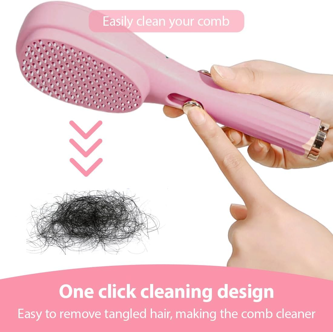 Luliyldj Curly Hair Brush, Curl Defining Brush, Hair Brush for Combing and Shaping, Reduces Pulling and Curling Separation for Defined Curls image number 4