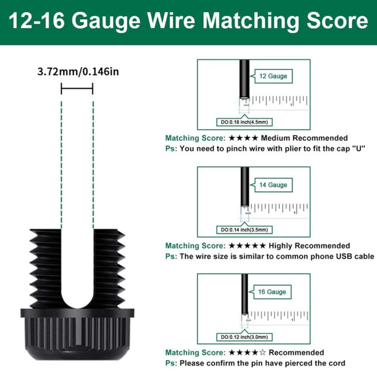 Didiseaon 4Pcs Low Voltage Wire Connectors Waterproof Electrical Connectors for Landscape Lighting with Twist Lock, Suitable for Garden Lights Wiring and Outdoor Use image number 6