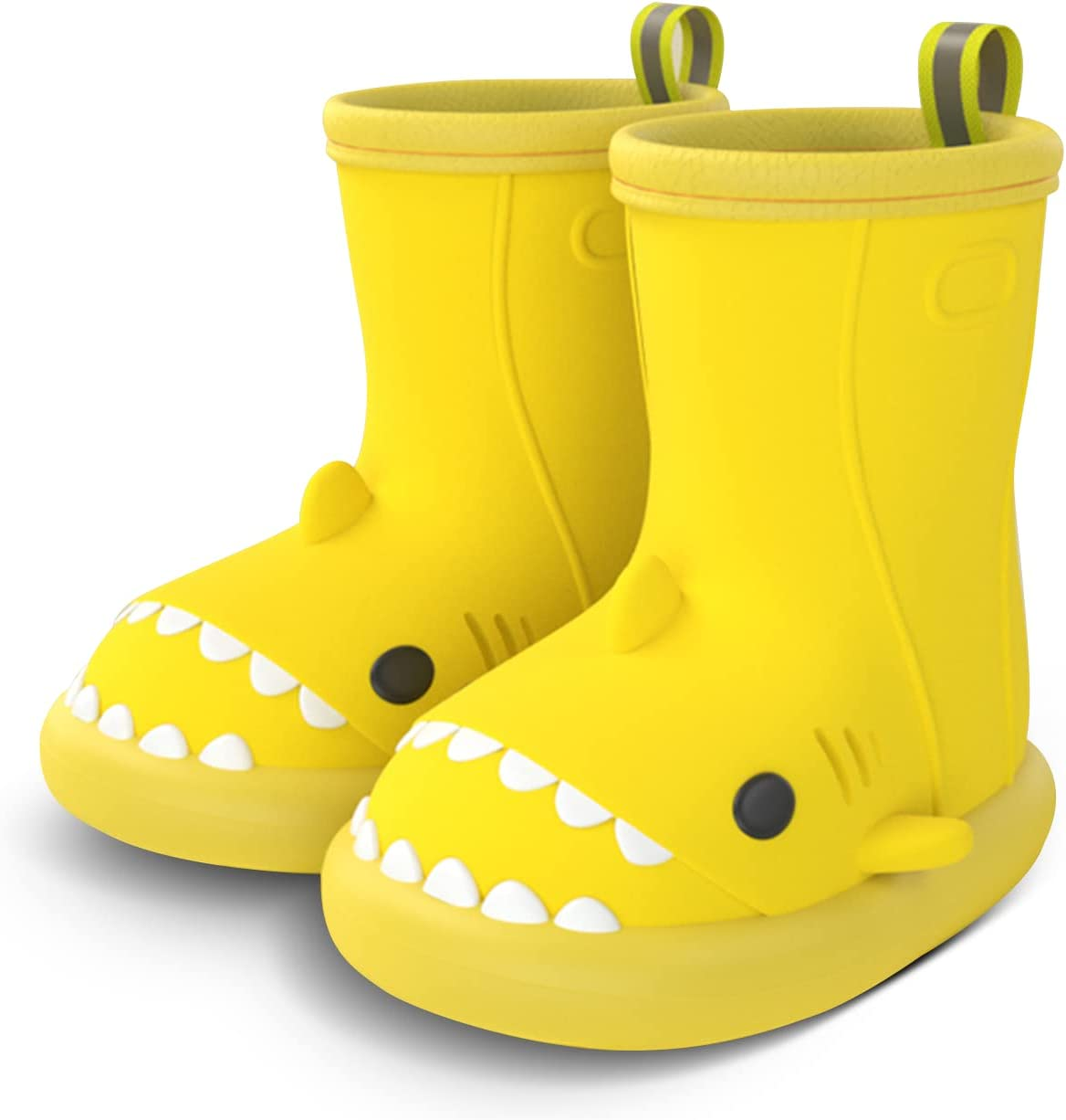 USOR Children'S Rain Boots Baby Boys Girls Non-Slip Rain Boots Water Shoes Waterproof Children'S Rubber Shoes with Carton Shark