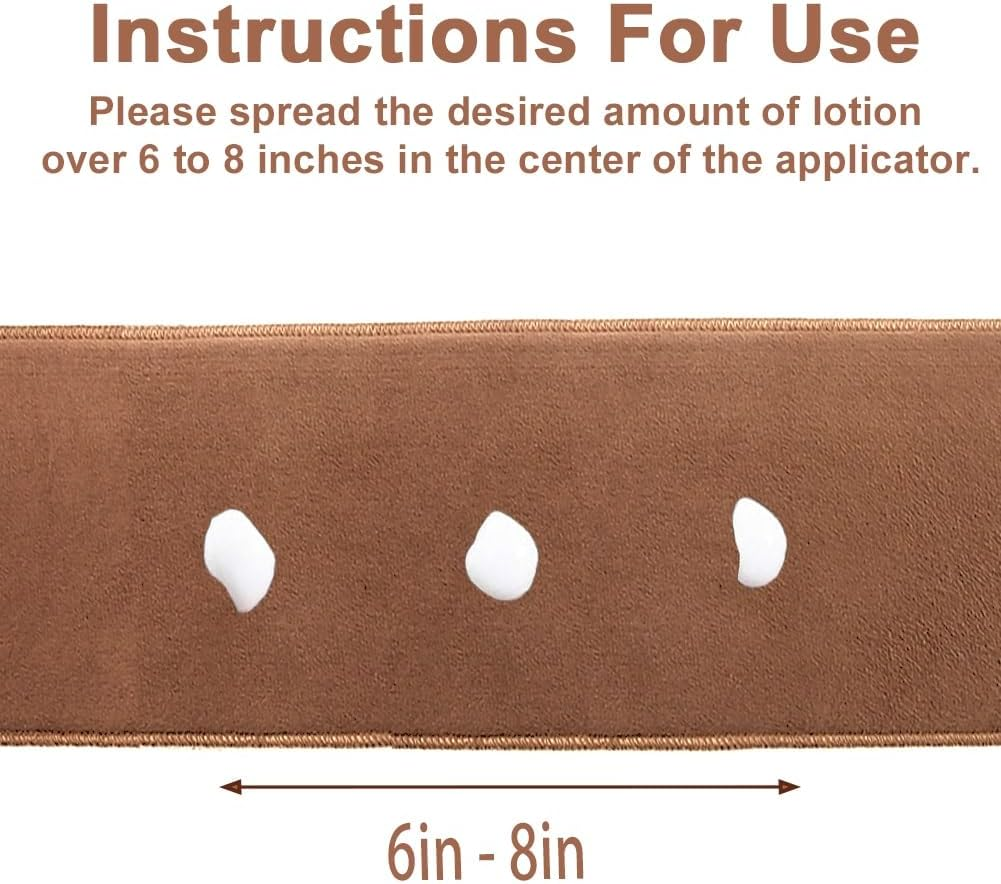 2 in 1 Self Tanning Mitt Applicator Kit Self Tan Mit Self Tanner Mitt and Back Lotion Applicators for Your Back, Self Tan Mitt, Back Applicator Mitt for Self Tanner, Ultra Soft and Streak Free image number 5