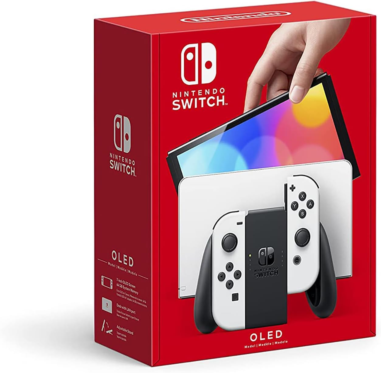 Gaming Console: Nintendo Switch OLED - White image number 3