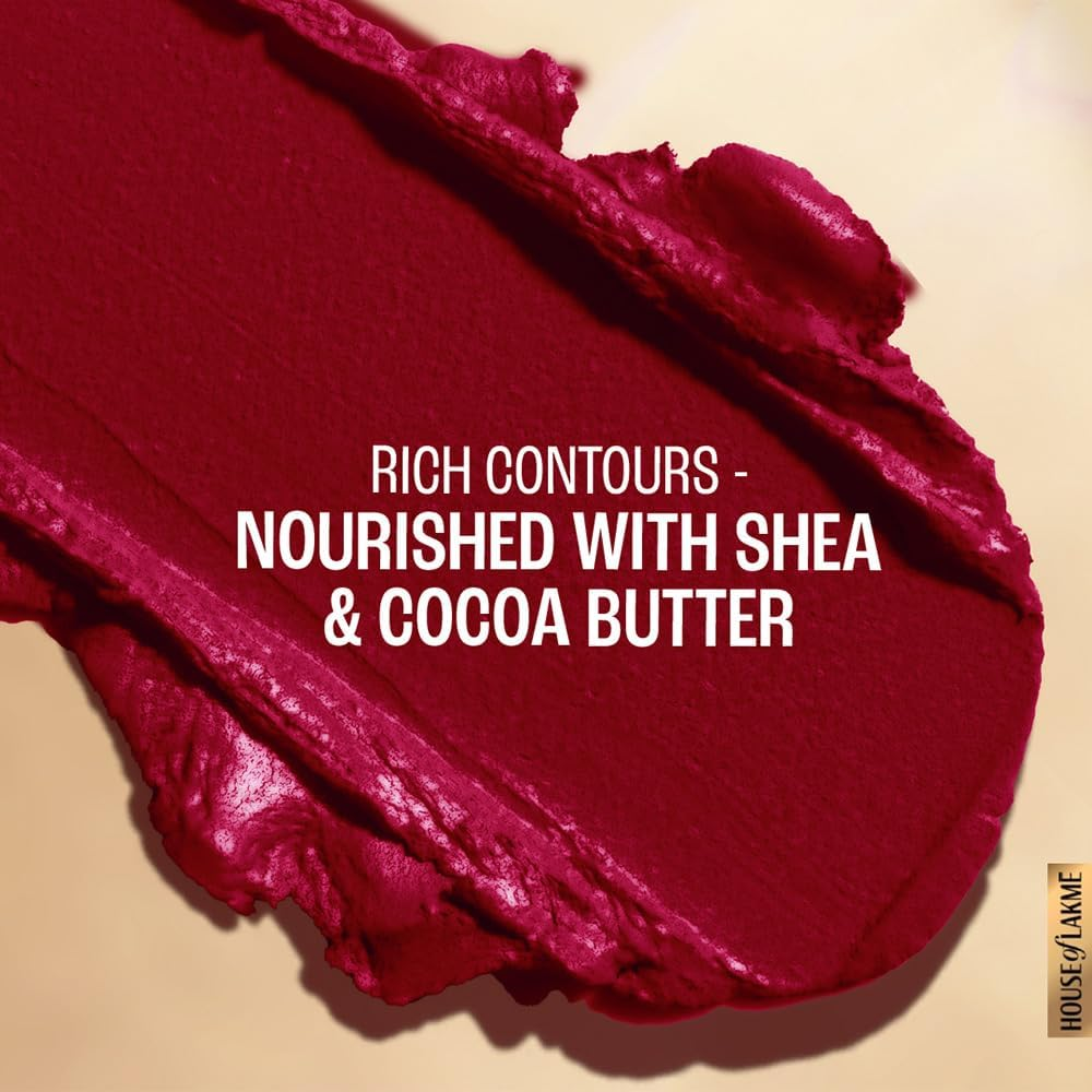 Lakme 9TO5 Primer + Matte Lip Color Burgundy Passion 3.6 G image number 3