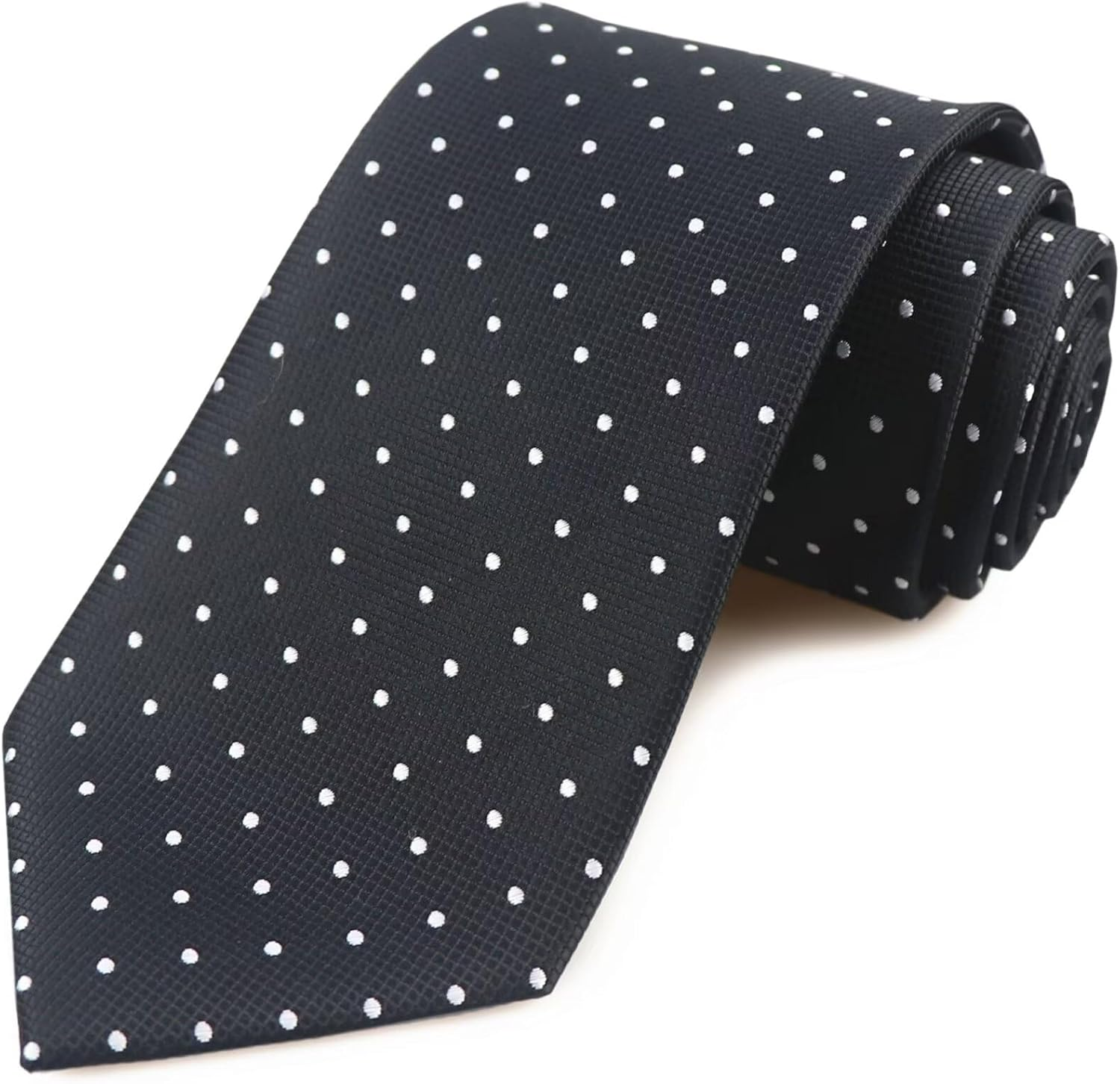 Rosiika Men'S Striped Ties Polka Dots Formal Designer Wedding Groomsmen Neckties 3 Inch - Baby Blue Stripe image number 5